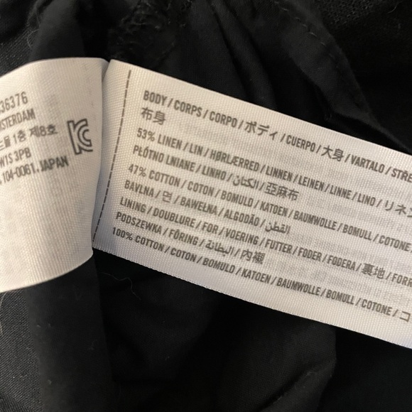 Abercrombie & Fitch High-Neck Linen-Blend Dress - Picture 6 of 6